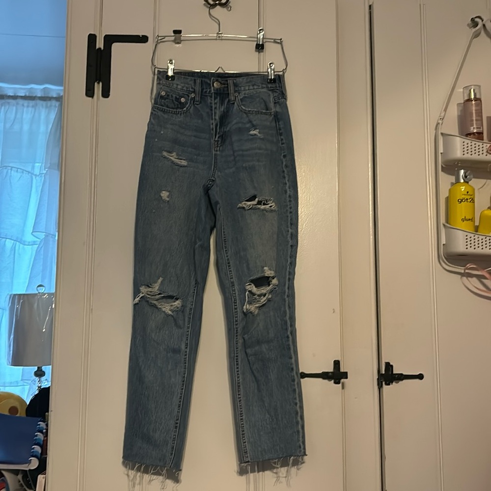 AEROPOSTALE MOM JEANS SIZE 0